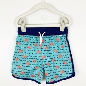 Cat & Jack - 4T Boys Crab Swim Trunks